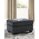  Manufacturer Color_Slate  -- Signature Design by Ashley Altari Stationary Fabric Chair with Ottoman IMAGE 3
