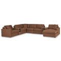  Manufacturer Color_Spice -- Signature Design by Ashley Modmax Fabric 8 pc Sectional IMAGE 1