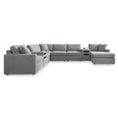  Manufacturer Color_Granite  -- Modmax 92104S48 8 pc Sectional with Audio System and Chaise IMAGE 1