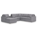  Manufacturer Color_Granite  -- Modmax 92104S52 6 pc Sectional with Chaise IMAGE 1