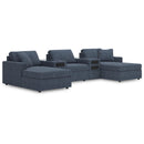  Manufacturer Color_Ink  -- Modmax 92121S49 5 pc Double Chaise with Audio Consoles IMAGE 1