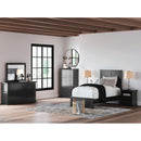  Size_Twin  -- Signature Design by Ashley Maribel Panel Bed IMAGE 7