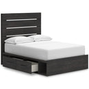  Size_Full  -- Signature Design by Ashley Hollivern Panel Bed with Storage IMAGE 2
