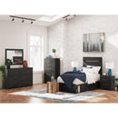 Size_Twin  -- Hollivern PCB2108B18 Twin Panel Bed with Storage IMAGE 10
