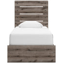  Size_Twin  -- Graystorm PCB2405B19 Twin Panel Bed with Storage IMAGE 3
