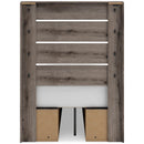  Size_Twin  -- Graystorm PCB2405B19 Twin Panel Bed with Storage IMAGE 6