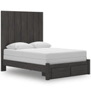  Size_Queen  -- Signature Design by Ashley Fraluna Panel Bed with Storage IMAGE 1