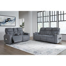  Signature Design by Ashley Studio Cave PC4980218 Power Reclining Loveseat with Console and Adjustable Headrest IMAGE 17