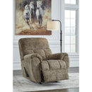  Manufacturer Color_Taupe -- Signature Design by Ashley Stayfish Rocker Fabric Recliner IMAGE 6
