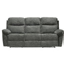  Minhas Furniture Power Reclining Fabric Sofa 8257 Power Reclining Sofa - Pewter IMAGE 1