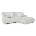  Manufacturer Color_Alloy -- Top Tier 92706S4C 3 pc Reclining Sectional Sofa with Chaise IMAGE 1