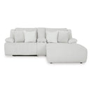  Manufacturer Color_Alloy  -- Top Tier 92706S4C 3 pc Reclining Sectional Sofa with Chaise IMAGE 3