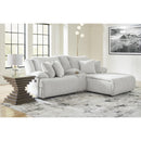  Manufacturer Color_Alloy  -- Top Tier 92706S4C 3 pc Reclining Sectional Sofa with Chaise IMAGE 4