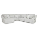  Manufacturer Color_Alloy  -- Top Tier 92706S2C 6 pc Reclining Sectional with Chaise IMAGE 1