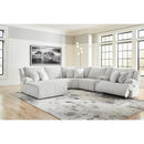 Manufacturer Color_Alloy  -- Top Tier 92706S2C 6 pc Reclining Sectional with Chaise IMAGE 4