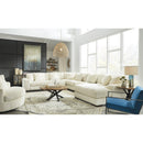  Manufacturer Color_Ivory  -- Signature Design by Ashley Lindyn Fabric 6 pc Sectional IMAGE 5