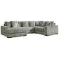  Manufacturer Color_Fog -- Lindyn 21105S17 4 pc Sectional with Chaise IMAGE 1