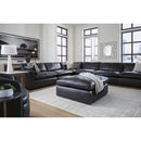  Manufacturer Color_Black -- Emilia 3090208 Oversized Accent Ottoman IMAGE 5