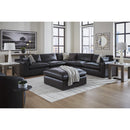  Manufacturer Color_Black -- Emilia 3090208 Oversized Accent Ottoman IMAGE 9