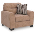  Manufacturer Color_Mocha -- Benchcraft Olten Stationary Fabric Chair IMAGE 1