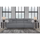  Manufacturer Color_Salt and Pepper -- Signature Design by Ashley ModMax II Power Reclining Fabric 3 pc Sectional IMAGE 2