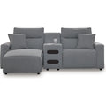  Manufacturer Color_Salt and Pepper -- Signature Design by Ashley ModMax II Power Reclining Fabric 3 pc Sectional IMAGE 1