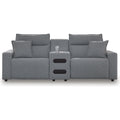  Manufacturer Color_Salt and Pepper -- Signature Design by Ashley ModMax II Power Reclining Fabric 3 pc Sectional IMAGE 1
