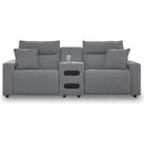  Manufacturer Color_Salt and Pepper -- Signature Design by Ashley ModMax II Power Reclining Fabric 3 pc Sectional IMAGE 1