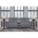  Manufacturer Color_Salt and Pepper -- Signature Design by Ashley ModMax II Power Reclining Fabric 3 pc Sectional IMAGE 6