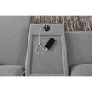  Manufacturer Color_Salt and Pepper -- Signature Design by Ashley ModMax II Power Reclining Fabric 7 pc Sectional IMAGE 5