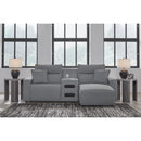 Manufacturer Color_Salt and Pepper -- Signature Design by Ashley ModMax II Power Reclining Fabric 3 pc Sectional IMAGE 5