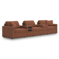  Manufacturer Color_Spice -- Signature Design by Ashley Modmax Fabric 5 pc Sectional IMAGE 1