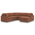  Manufacturer Color_Spice -- Signature Design by Ashley Modmax Fabric 5 pc Sectional IMAGE 1