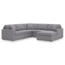  Manufacturer Color_Granite  -- Modmax 92104S68 5 pc Sectional with Chaise IMAGE 1