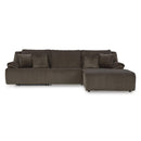  Manufacturer Color_Chocolate  -- Signature Design by Ashley Top Tier Reclining Fabric Sofa IMAGE 1