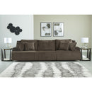  Manufacturer Color_Chocolate  -- Signature Design by Ashley Top Tier Reclining Fabric Sofa IMAGE 2