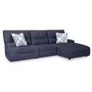  Manufacturer Color_Navy --  Acklen Place 93607S6 3 pc Power Reclining Sectional IMAGE 1