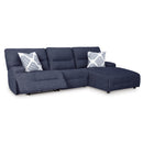  Manufacturer Color_Navy --  Acklen Place 93607S6 3 pc Power Reclining Sectional IMAGE 2