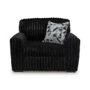  Manufacturer Color_Onyx  -- Signature Design by Ashley Midnight Madness Stationary Fabric Chair IMAGE 2