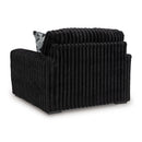  Manufacturer Color_Onyx  -- Signature Design by Ashley Midnight Madness Stationary Fabric Chair IMAGE 3