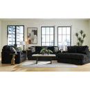  Manufacturer Color_Onyx  -- Signature Design by Ashley Midnight Madness Stationary Fabric Sofa IMAGE 16