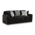  Manufacturer Color_Onyx -- Signature Design by Ashley Midnight Madness Stationary Fabric Sofa IMAGE 1
