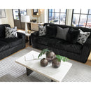  Manufacturer Color_Onyx  -- Signature Design by Ashley Midnight Madness Stationary Fabric Sofa IMAGE 9