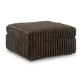  Manufacturer Color_Chocolate -- Midnight-Madness 9810408 Oversized Accent Ottoman IMAGE 1