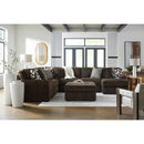  Manufacturer Color_Chocolate  -- Signature Design by Ashley Midnight Madness Fabric 4 pc Sectional IMAGE 7