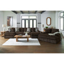  Manufacturer Color_Chocolate  -- Signature Design by Ashley Midnight Madness Fabric 3 pc Sectional IMAGE 5