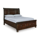 Size_Queen  -- Millennium Porter Sleigh Bed with Storage IMAGE 1
