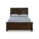 Size_Queen  -- Millennium Porter Sleigh Bed with Storage IMAGE 2