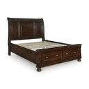  Size_Queen  -- Millennium Porter Sleigh Bed with Storage IMAGE 4