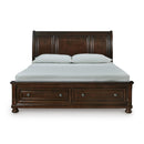  Size_King  -- Porter B697B45 King Sleigh Storage Bed IMAGE 2